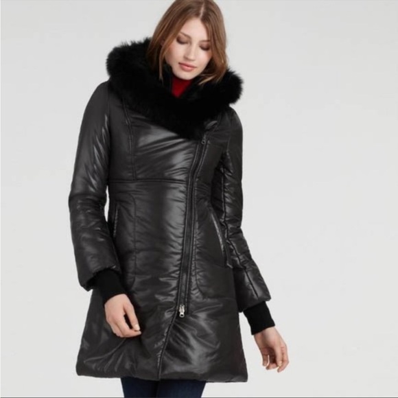 (SOLD) Mackage Liz Asymmetrical Coat - Picture 3 of 10